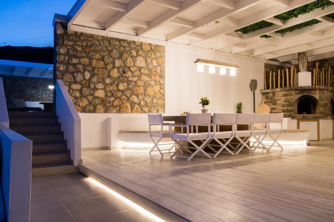 Theros Luxury Villas Damatria Buitenkant foto